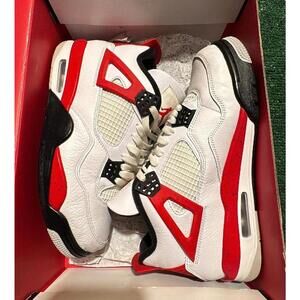 Jordan Retro 4 Red Cement Size 10